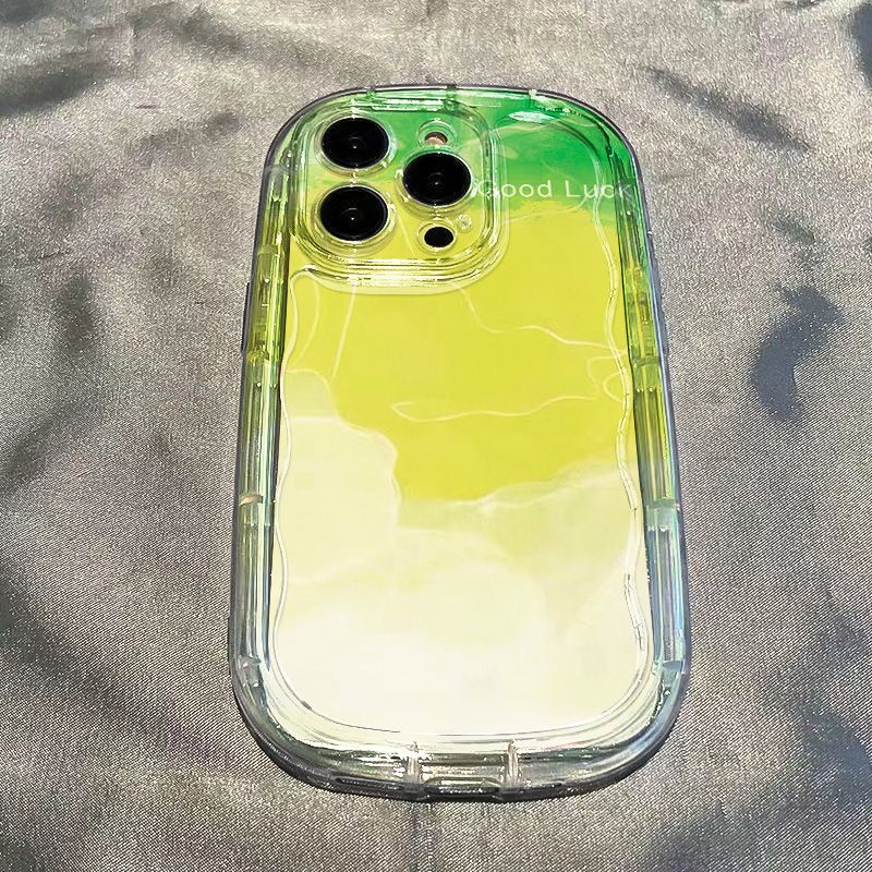 ✅Ốp Điện Thoại Mềm Chống Sốc Màu Xanh Lá Trong Suốt Cho Iphone 8p promax1113 14 xr 7 xs 12 EO5I