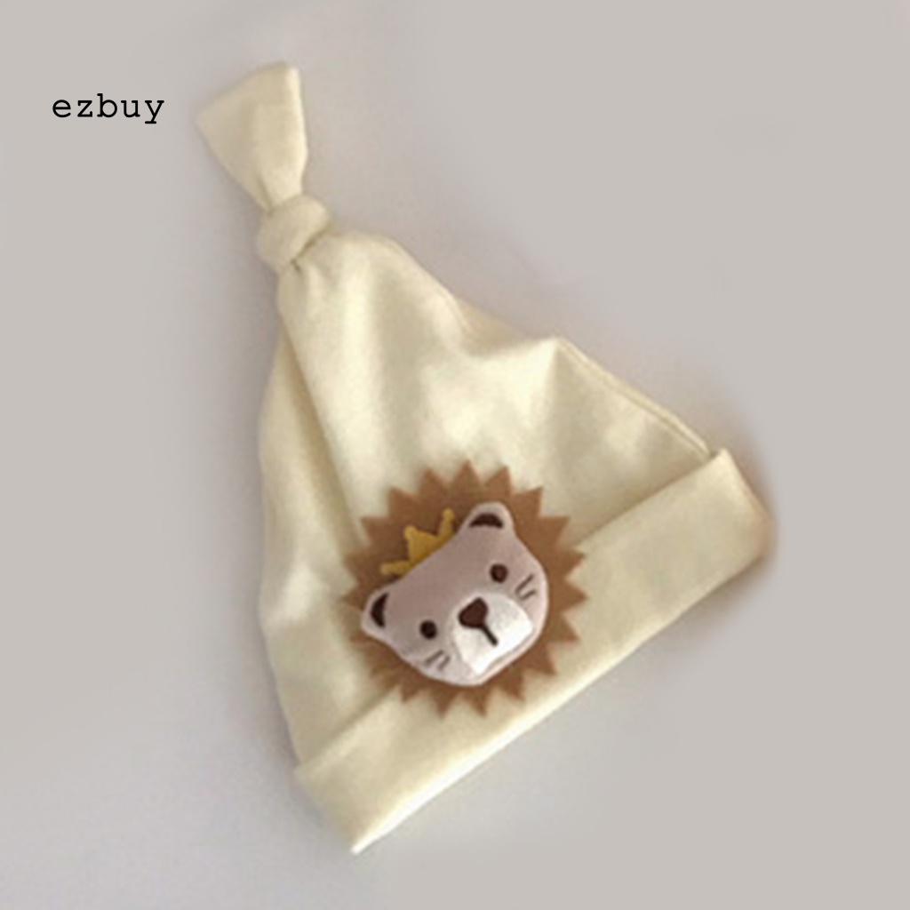 Mũ Beanie Dày Dặn Thoáng Khí Không Biến Dạng In Hình Sư Tử Dành Cho Bé Trai Gái