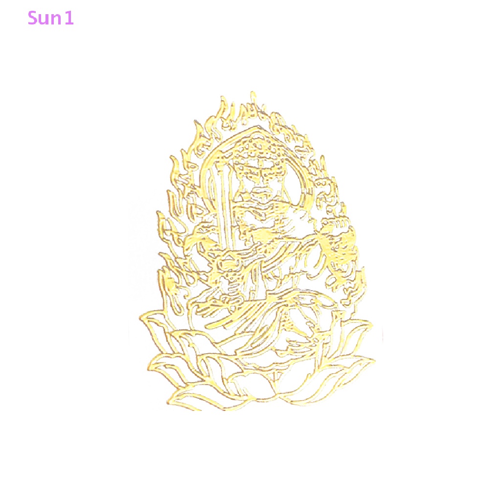 Sticker Dán Trang Trí Điện Thoại Họa Tiết Phật Giáo Độc Đáo Sun1