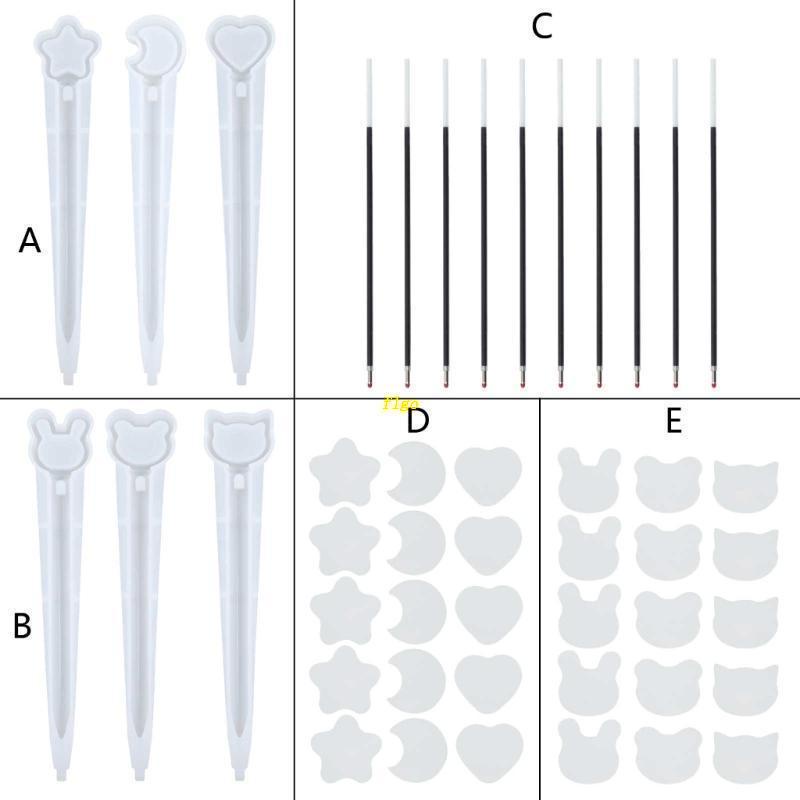 Khuôn Làm Bình Lắc Hoa Khô Bằng Nhựa Resin Dễ Thương DIY