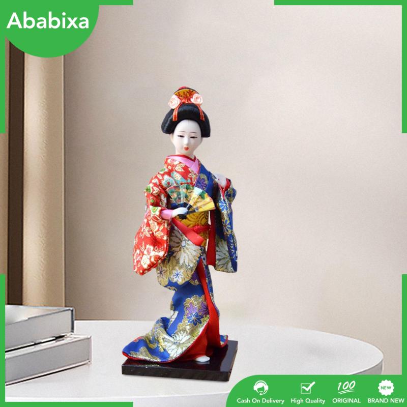 [Ababixa] Mô Hình Búp Bê Geisha Truyền Thống Châu Á Để Bàn Trang Trí Khách Sạn
