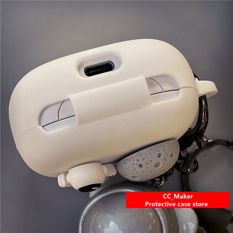 Creative Astronaut JBL Live Pro+ Protective Case Cartoon Keychain Pendant JBL Wave300 TWS Silicone Soft Case Protective Case JBL Live Free2 Shockproof Case Protective Case Cute Pendant JBL Live Pro2 Cover Soft Case