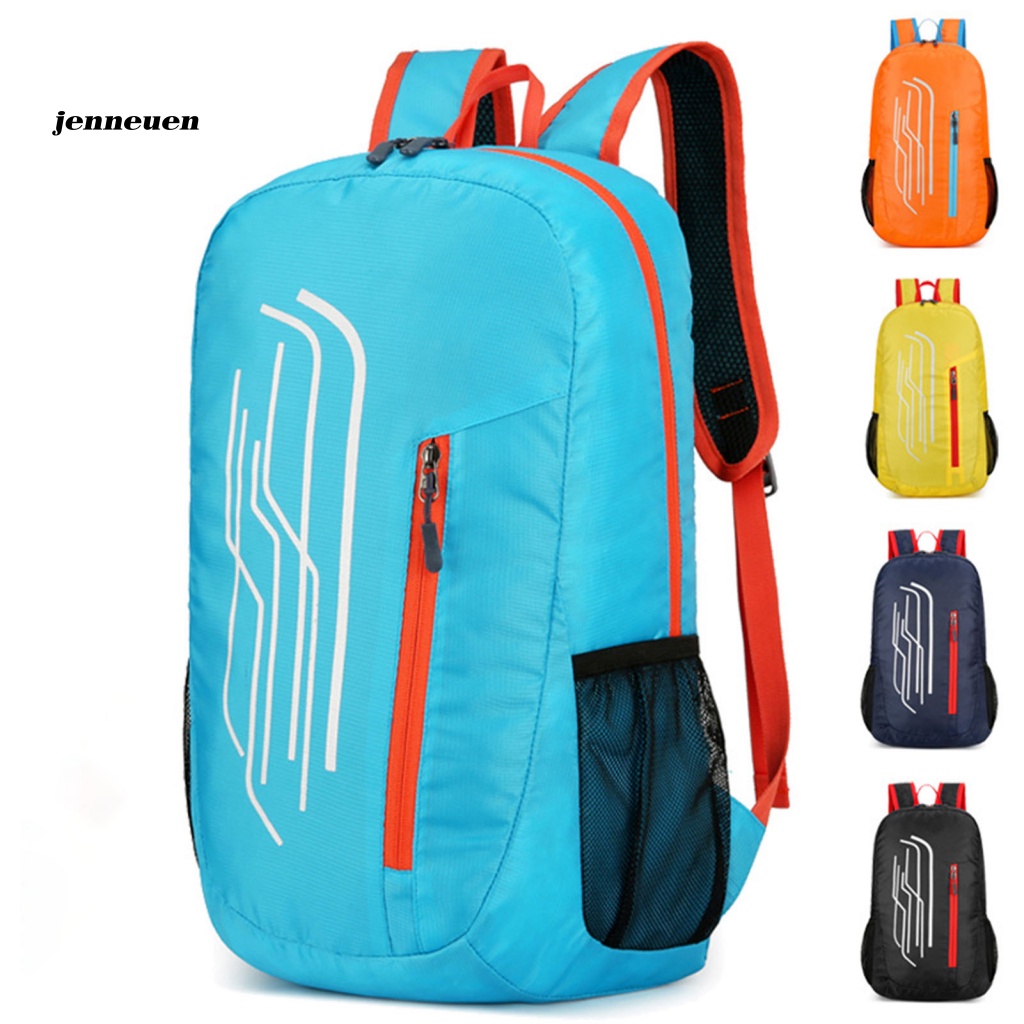 Ba Lô Thể Thao Gọn Nhẹ Sức Chứa Lớn Chống Thấm Nước Có Khóa Kéo Tùy Chỉnh Tiện Dụng Mang Theo Du Lịch