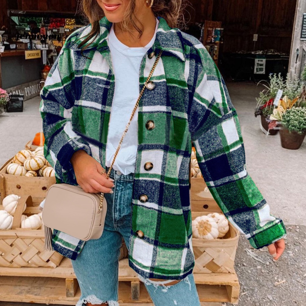 Áo Khoác Sơ Mi Tay Dài Cài Nút Thời Trang Công Sở Thanh Lịch Cho Nữ