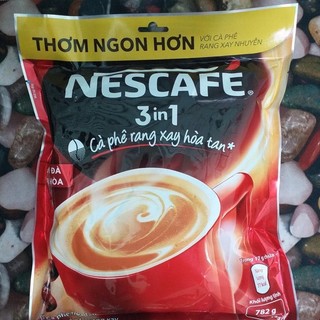 Cà phê sữa Nescafe rang xay 3in1 bịch 46 gói hoặc 2 hôp 20+ 6goi