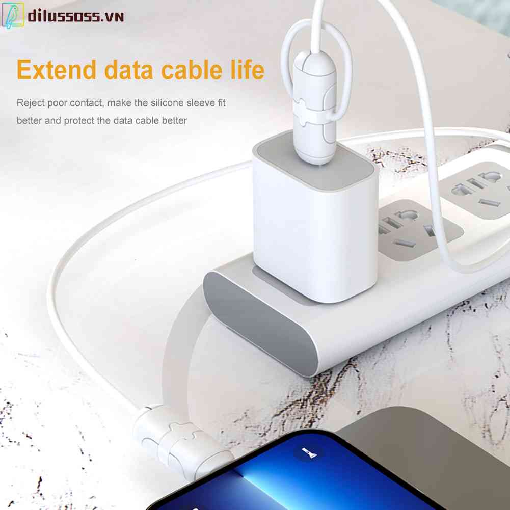 Dụng Cụ Bảo Vệ Dây Cáp Bằng Silicone Sự Bảo Vệ