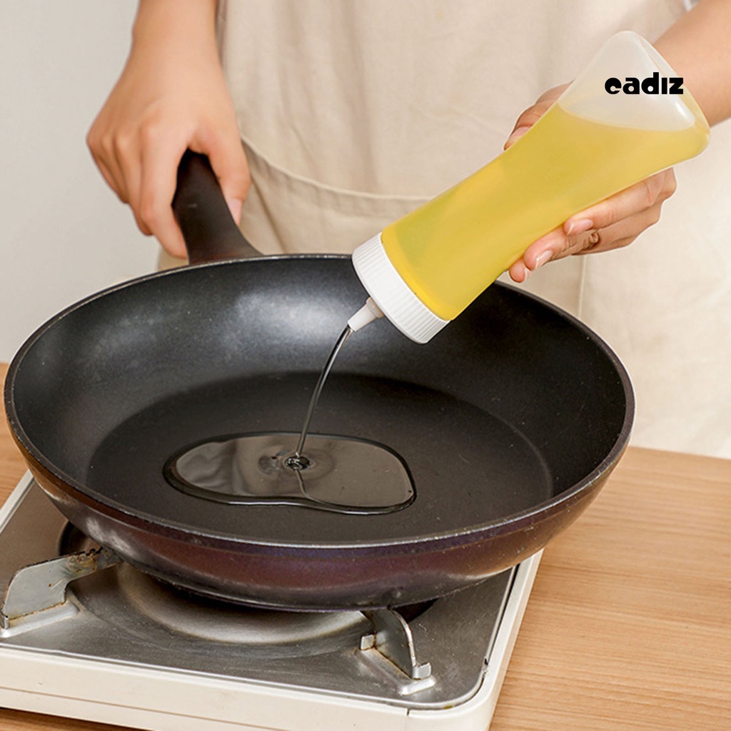 Bình Đựng Gia Vị Dạng Bóp 210 / 350ml Trong Suốt Chống Biến Dạng Tiện Dụng Cho Nhà Bếp