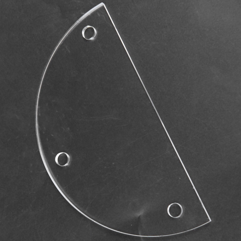 Giá Đỡ Trưng Bày Bánh Cupcake Hình Bán Nguyệt 3 Tầng Bằng Acrylic Trong Suốt + 2 Bộ 3 Tầng