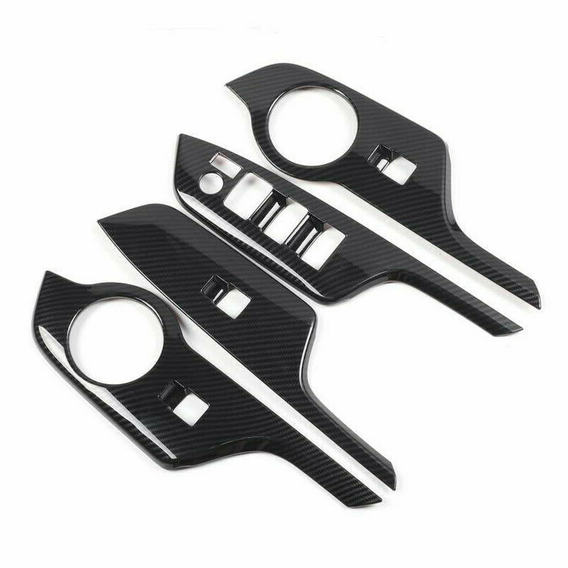 Vỏ Bọc Nút Điều Khiển Nâng Cửa Sổ Xe Hơi Kèm Nút Bấm