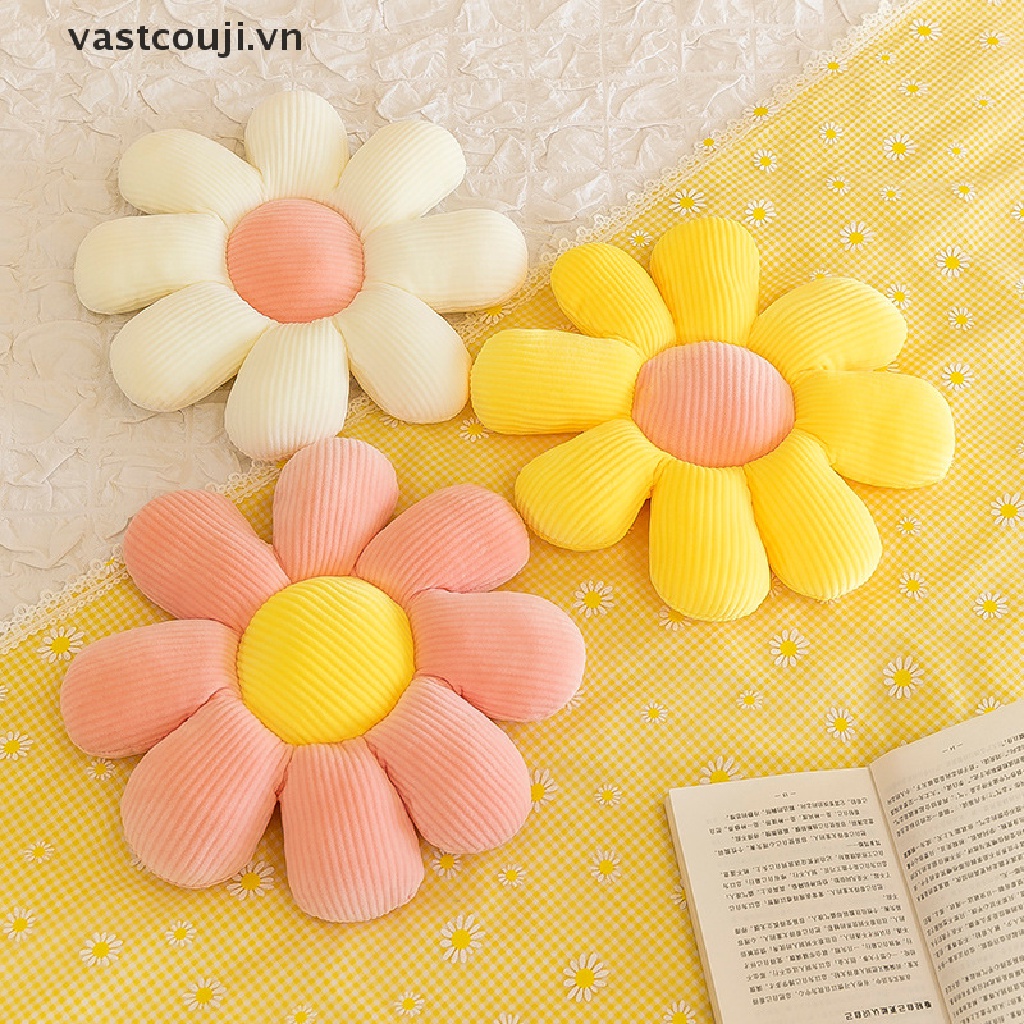 Gối Đệm Ngồi Thư Giãn Hình Hoa Cúc Hoạt Hình Dễ Thương