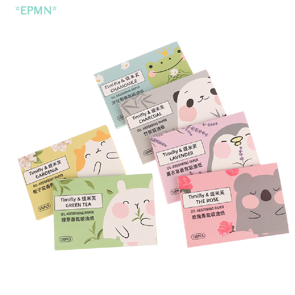 Set 100 Tờ Giấy Thấm Dầu Vệ Sinh Da Mặt Tiện Dụng Mới