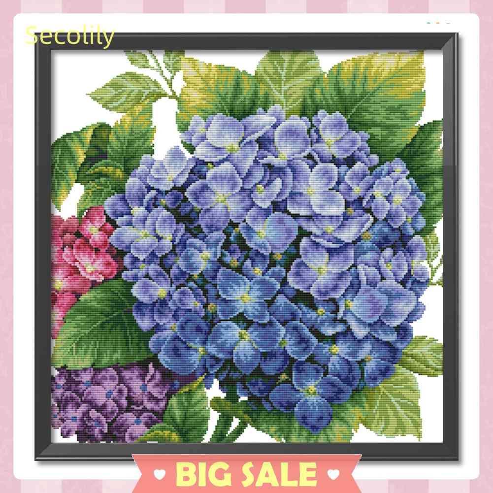 Bộ Tranh Thêu Chữ Thập 2 Sợi Cotton 14CT Mới