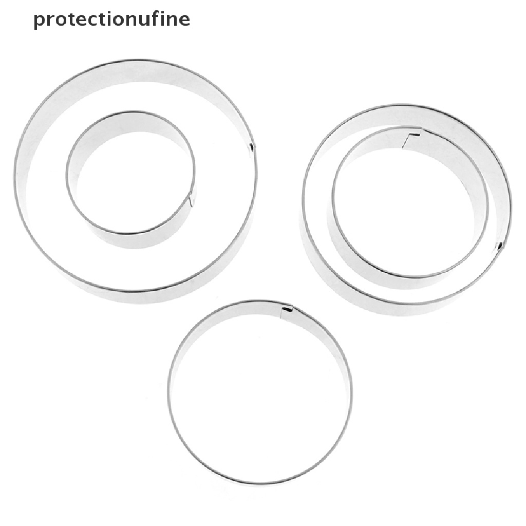 Set 5 Khuôn Cắt Bánh Quy Hình Tròn Bằng Thép Không Gỉ DIY PR3VN Áo Thun In Hình Martijn Thời Trang Cá Tính