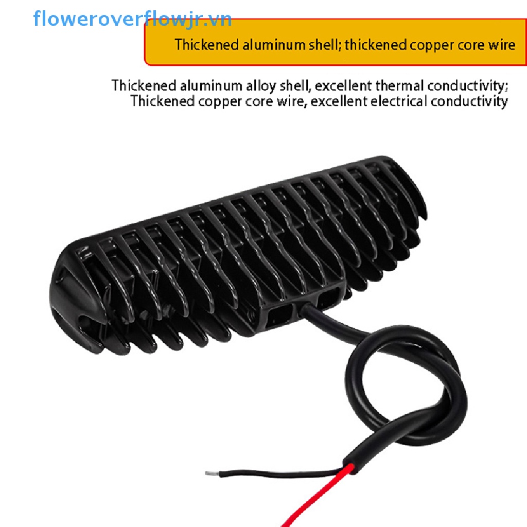 Đèn LED 15 Bóng 30W 10-80V Cảnh Báo An Toàn Dành Cho Xe Tải