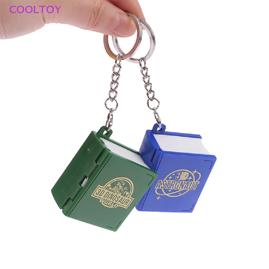 Móc Khóa Hình Quyển Sách 3D Có Thể Gập Lại