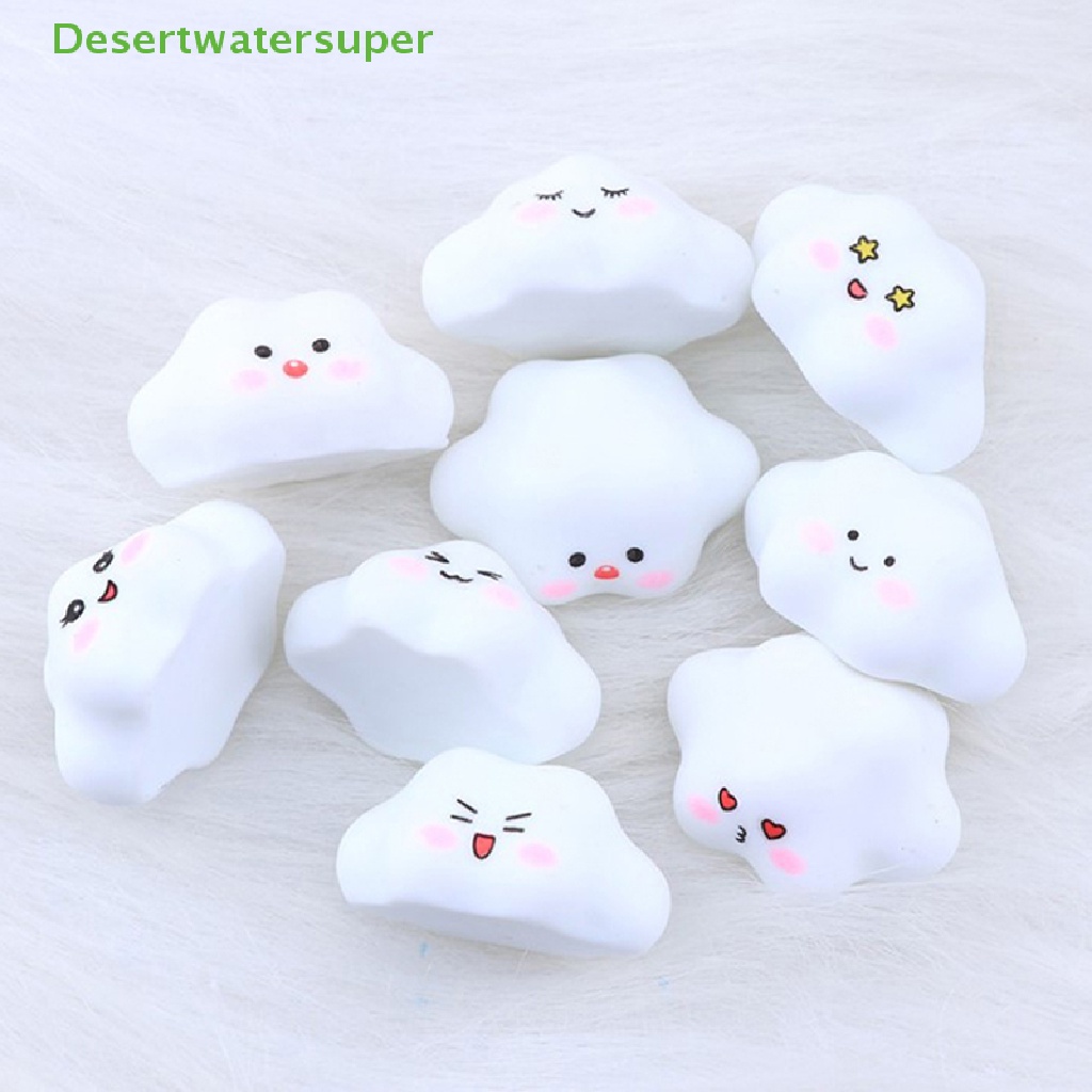 Dsvn Set 10 Tượng Nhựa Hoạt Hình Đám Mây Dạ Quang Nghệ Thuật Thủ Công Trang Trí Đáng Yêu