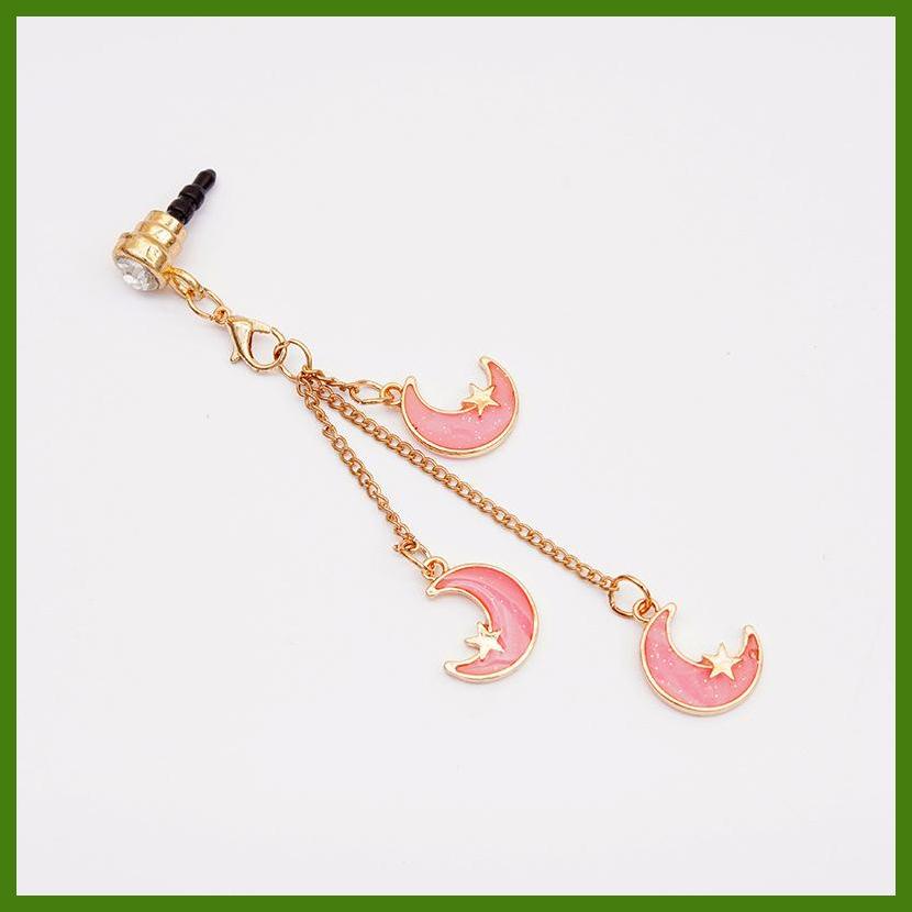 Droplet Dây Chuỗi Cao Su Dài Mặt Trăng Chống Bụi Làm Việc Nhỏ Gọn Mịn Màng rdavn