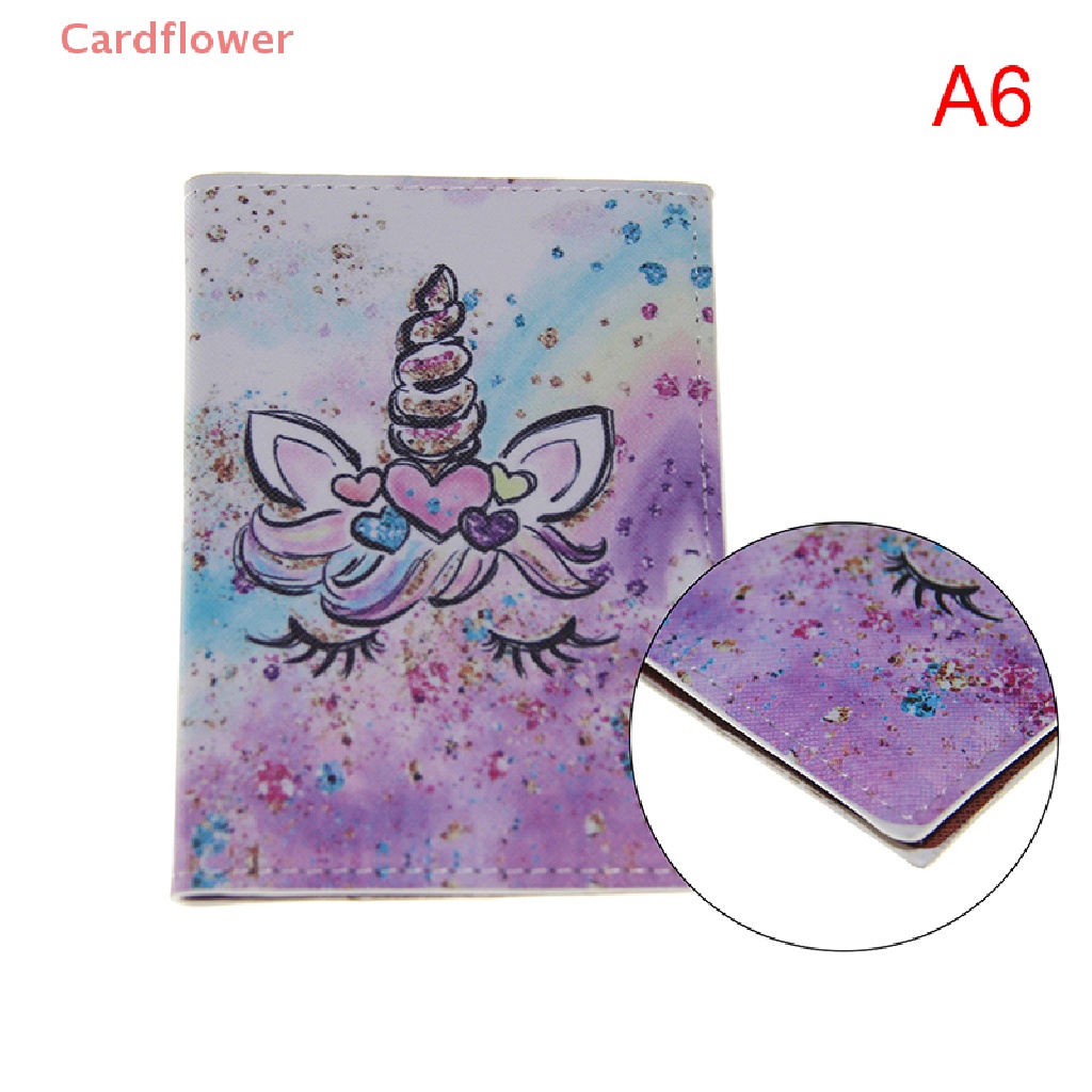 1 Túi Da PU Đựng Hộ Chiếu / Thẻ Tín Dụng Chống Thấm Nước Họa Tiết Kỳ Lân Mới