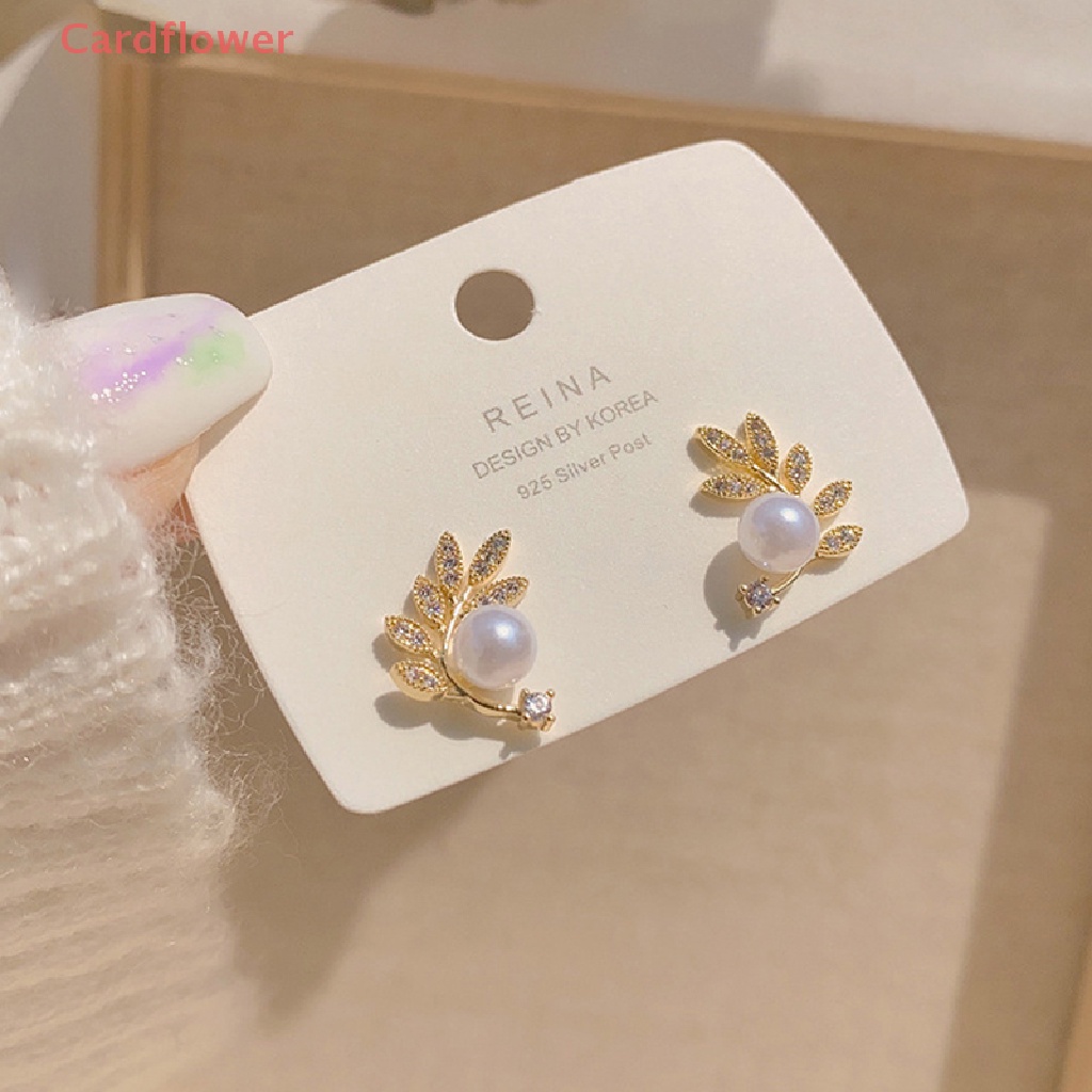 Khuyên Tai Chữ U Đính Đá Pha Lê Thời Trang Hàn Quốc Mới Cho Nữ