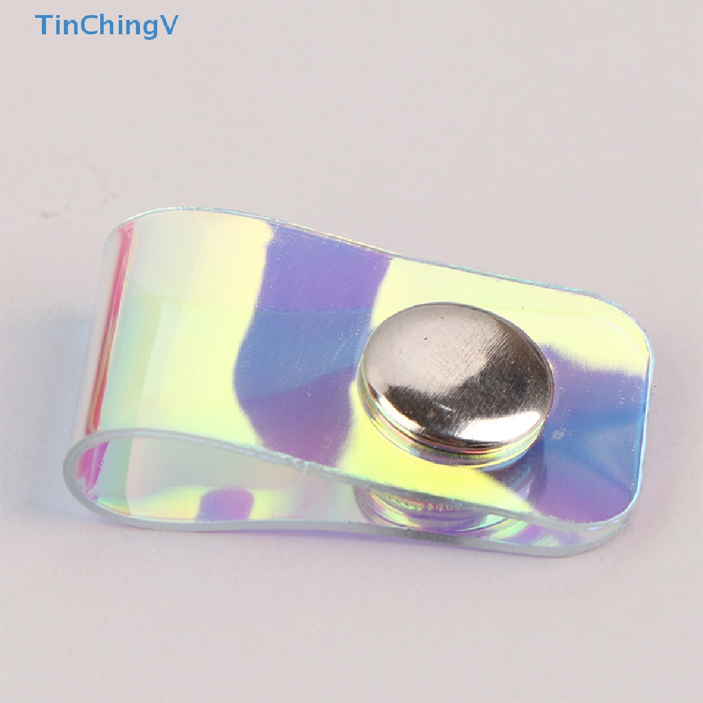 Bộ 10 Dây Quấn Cáp USB / Tai Nghe Bằng PVC Laser Thời Trang