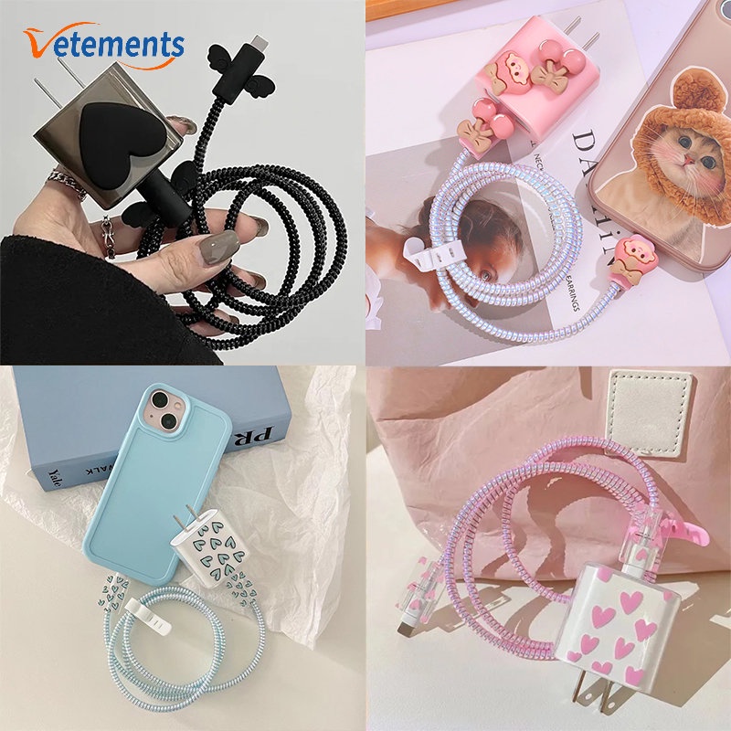 Phụ Kiện Bảo Vệ Dây Cáp Sạc Nhanh Bằng Silicone Chống Trầy Chống Bụi