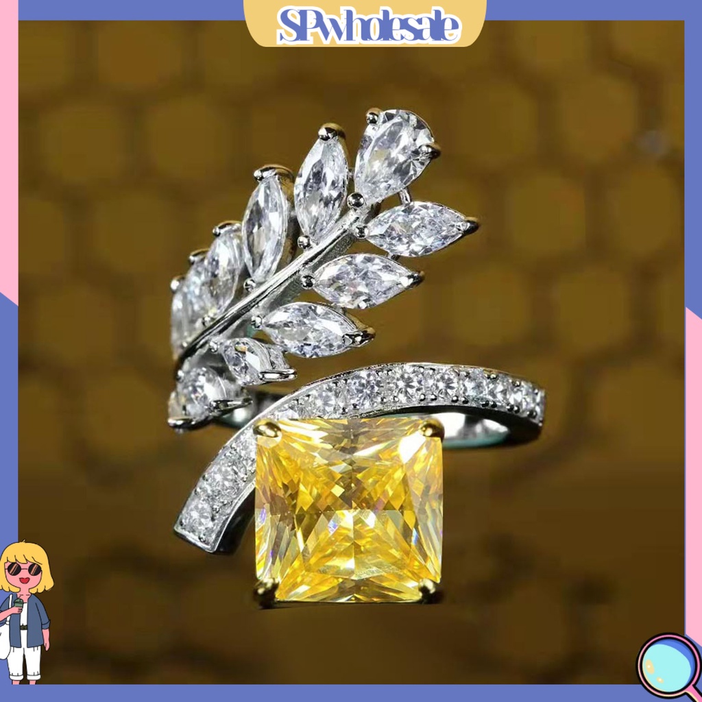 <SPwholesale> Nhẫn Hình Chiếc Lá Thời Trang Dành Cho Nữ