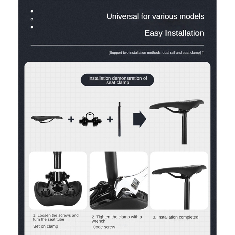1 Yên Xe Đạp Leo Núi Mềm Mại Thoải Mái Tiện Dụng