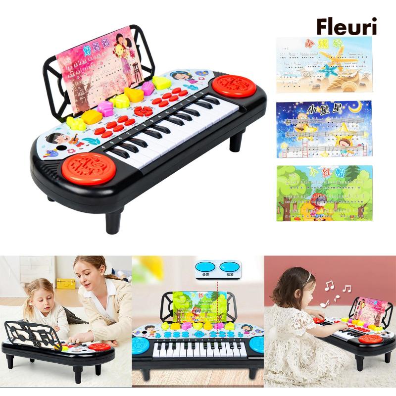 Đàn Piano Điện 24 Phím Có Đèn Và Âm Thanh Đa Năng Dành Cho Bé Trai Gái