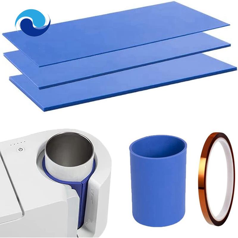 Tấm Bọc Cốc Bằng Silicone Dày Dặn Kèm 3 Miếng Lót Chịu Nhiệt Tiện Dụng