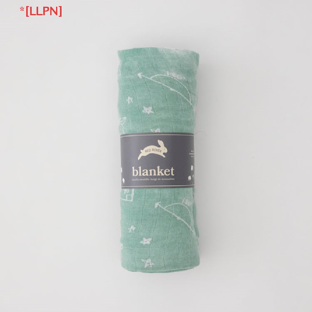 Chăn Quấn Em Bé Sơ Sinh Bằng Cotton Phấn Muslin