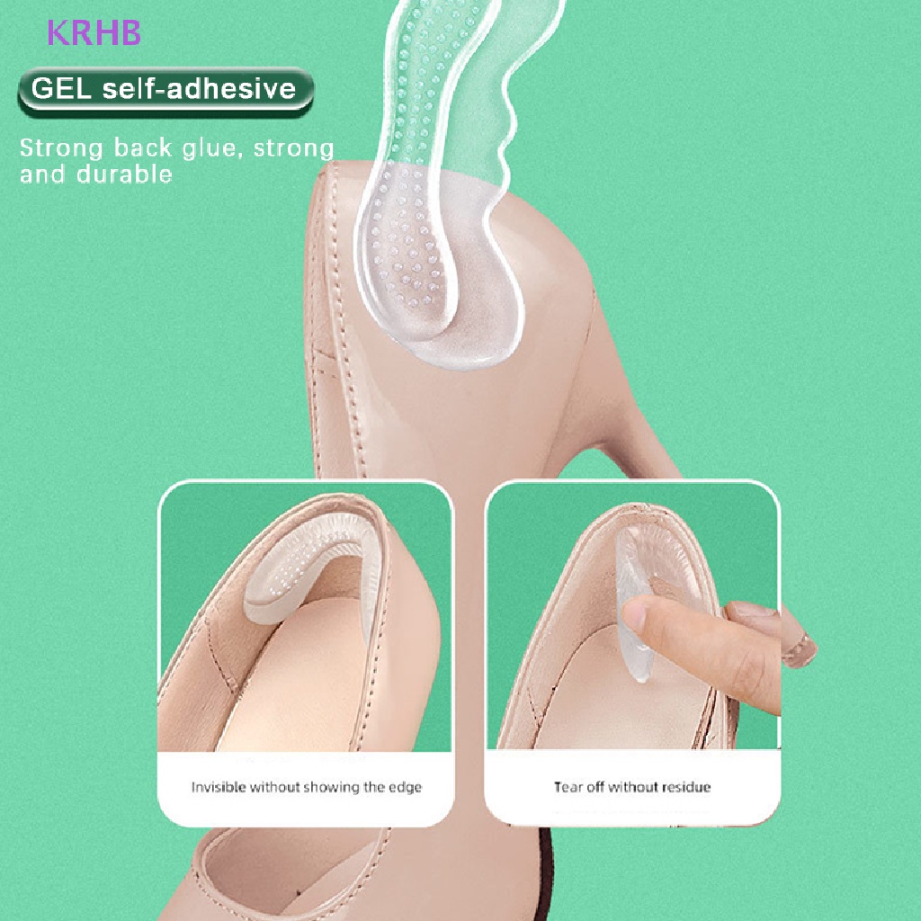 1 Cặp Đệm Silicone Lót Giày Cao Gót Mới