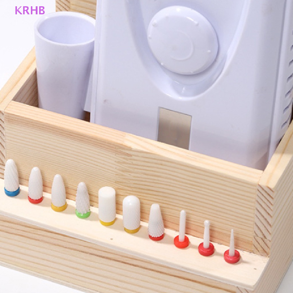 1 Hộp Đựng Mũi Khoan Móng Tay Nghệ Thuật Mới