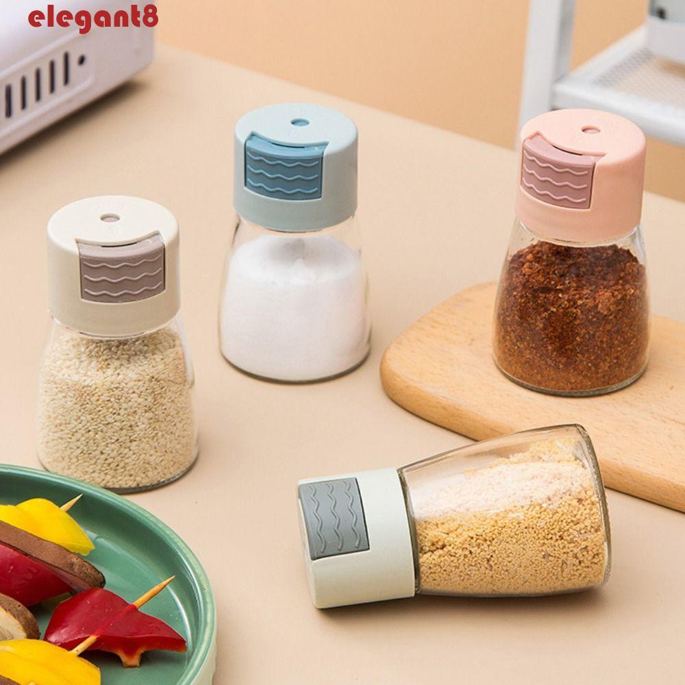 Lọ Thủy Tinh Đựng Muối Trong Suốt Chống Ẩm Có Nắp Đậy Đơn Giản An Toàn Bền Bỉ