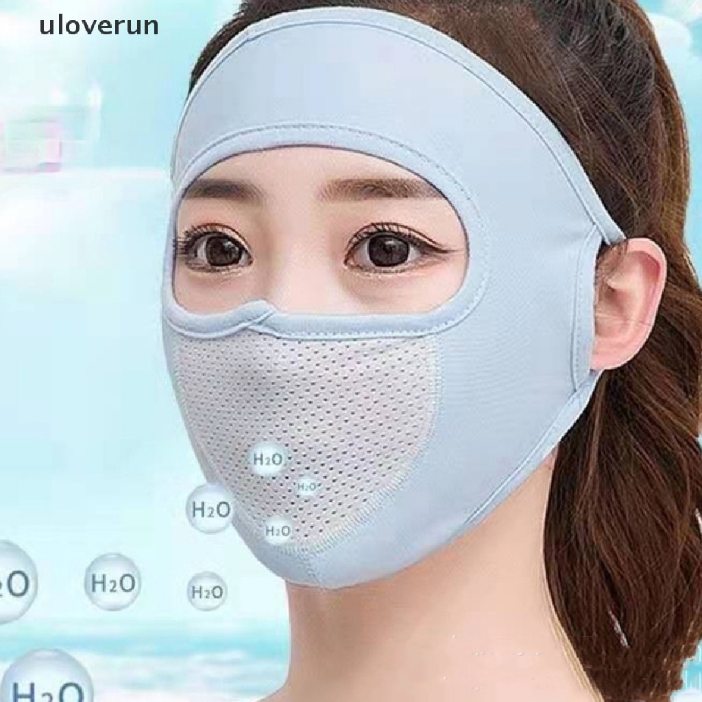 Khẩu Trang Balaclava Bằng Lụa Lạnh Siêu Mỏng Che Phủ Toàn Diện Chống Tia UV Cho Mùa Hè vn