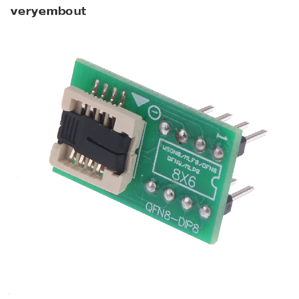 Chip Chuyển Đổi DFN8 WSON8 MLF8 MLP8 QFN8 Sang DIP8 6 * 5mm 6 * 8 IC Cho CH341A TL866ii Plus RT809H / F T48 T56 EZP2023