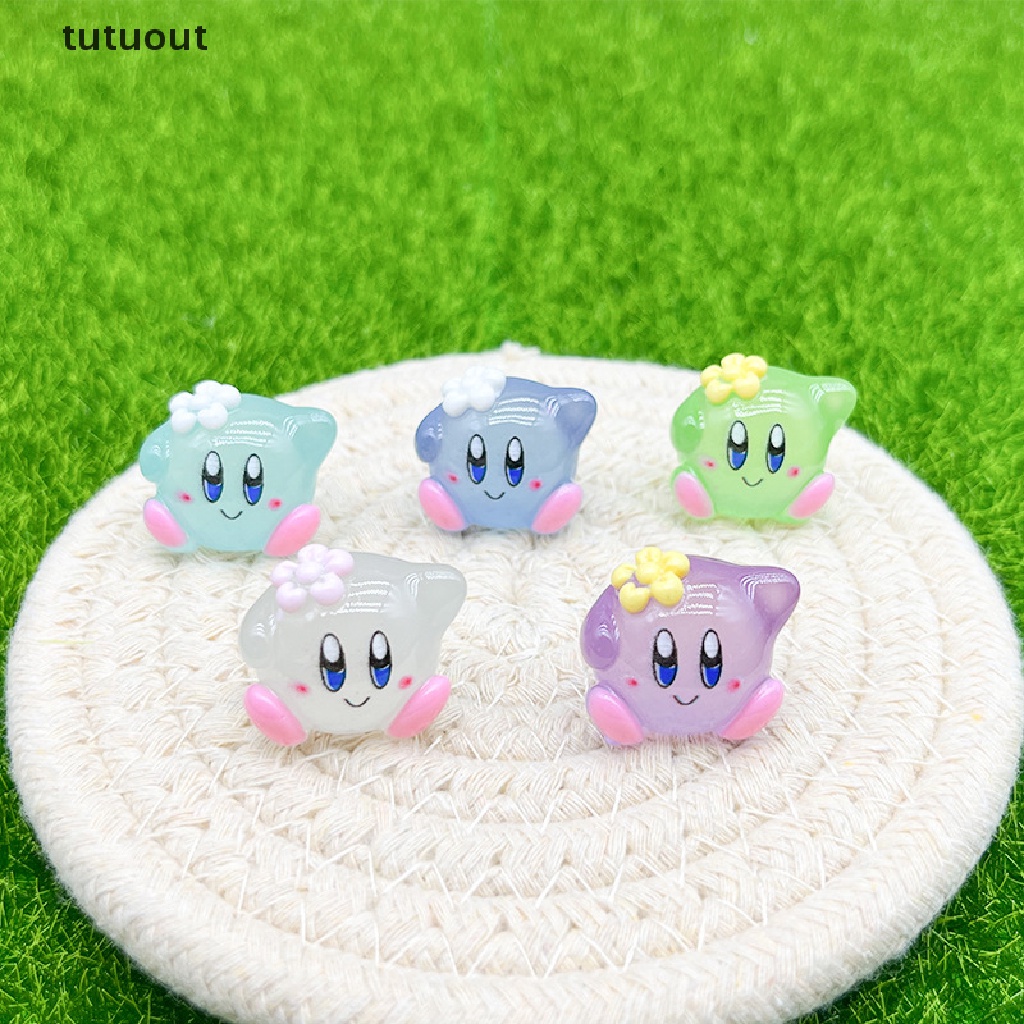 Set 5 Phụ Kiện Hoạt Hình Phát Quang Xinh Xắn Dùng Làm Trang Sức Thủ Công