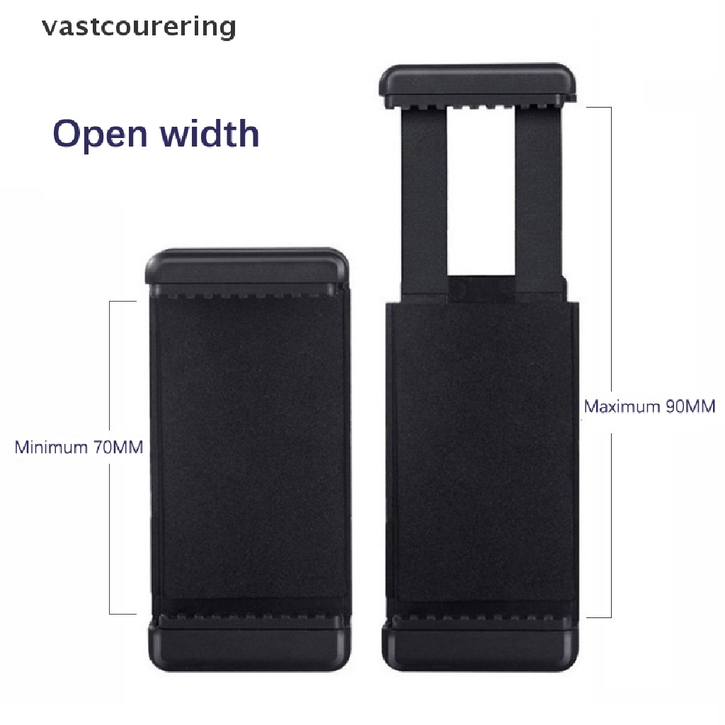 Kẹp Điện Thoại Hai Lỗ Gắn Gậy Ba Chân Hỗ Trợ Livestreaming EN