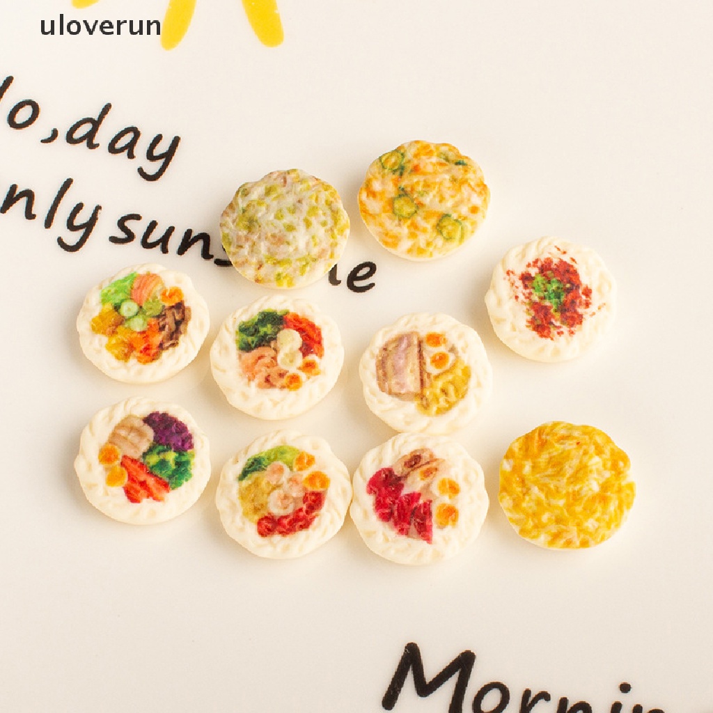 Uloverun Set 5 Mô Hình Nồi Macrame Trang Trí Nhà Búp Bê