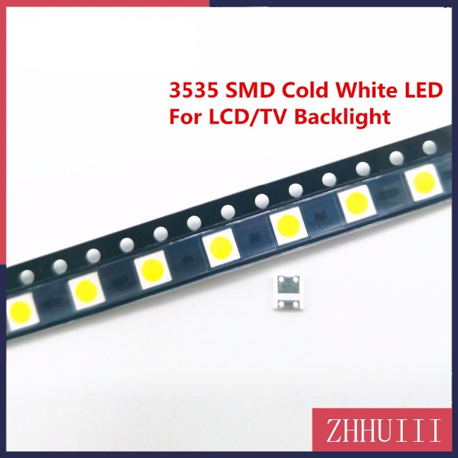 50 / 100 Đèn LED Nền TV 2W 6V / 1W 3V 3535 SMD Chất Lượng Cao