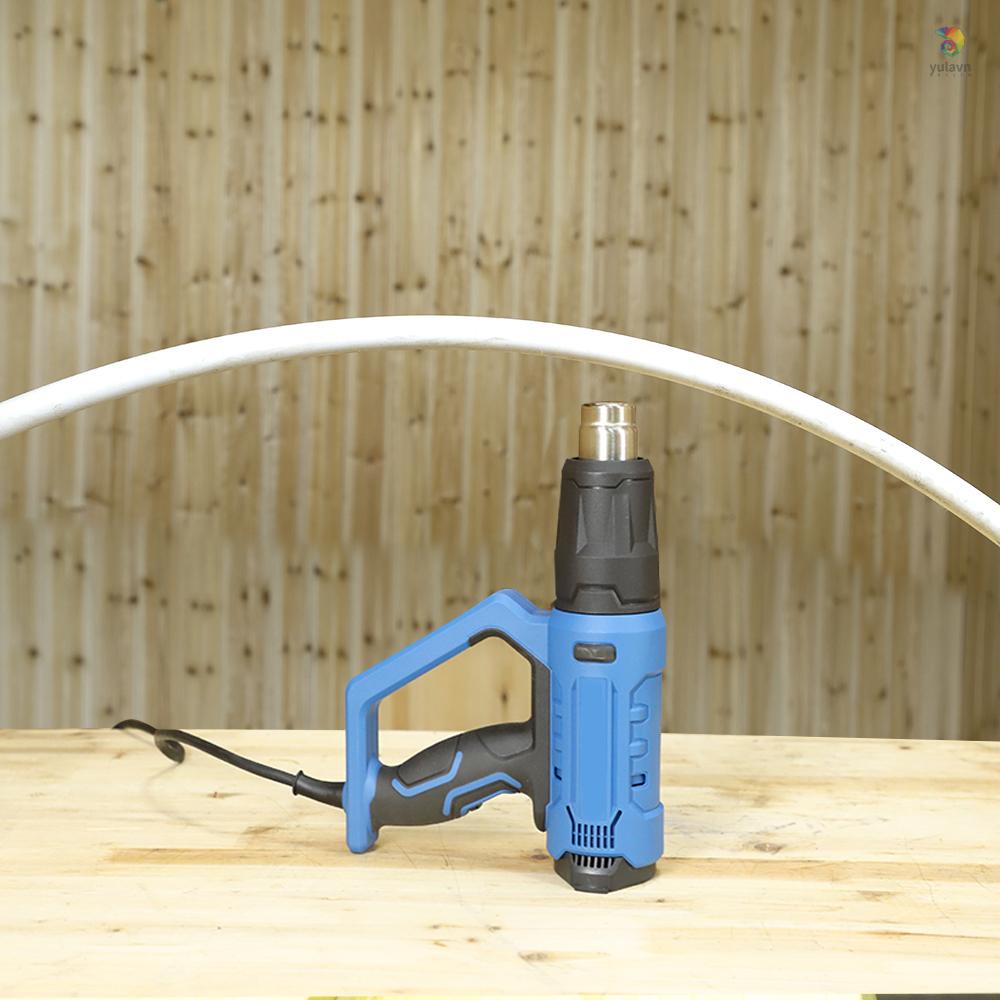 Bộ Máy Thổi Khí Nóng 2000W 4 Đầu Phun Với Bộ Cài Đặt 3 Rãnh 122-1112°F (50-600°CTranh Vẽ Bằng PVC Thu Gọn Được