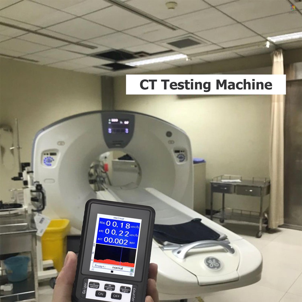 Máy Đếm Bức Xạ Kỹ Thuật Số Geiger LCD 2.8-inch Đa Chức Năng