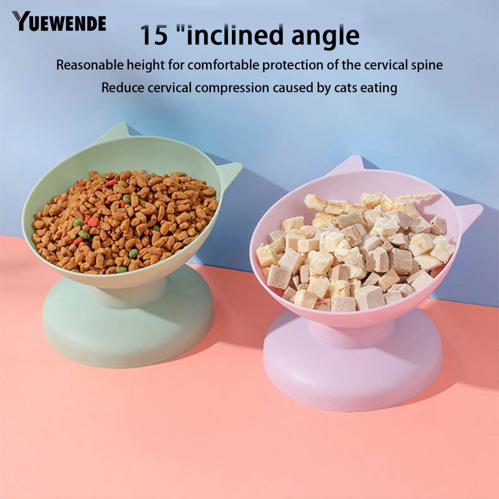 Yue.z Tô Đựng Thức Ăn Nhẹ Hình Hoạt Hình Bề Mặt Mịn Cho Thú Cưng Sử Dụng Hàng Ngày