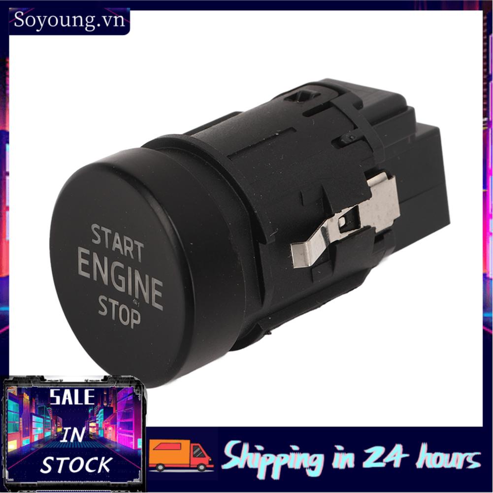 Soyoung Engine Start Stop Control Switch Button  Perfect Fit Fade Proof 5E0905217 Impact Resistance for Fabia