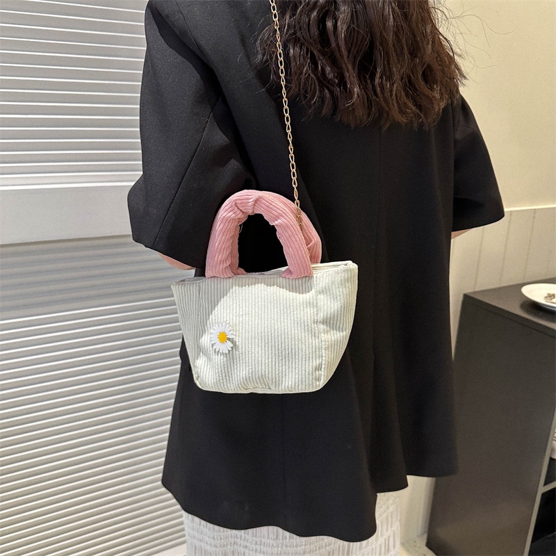 Túi Xách JASMIN NOIR Mini Dây Xích Đeo Vai Chất Nhung Thời Trang Cho Nữ