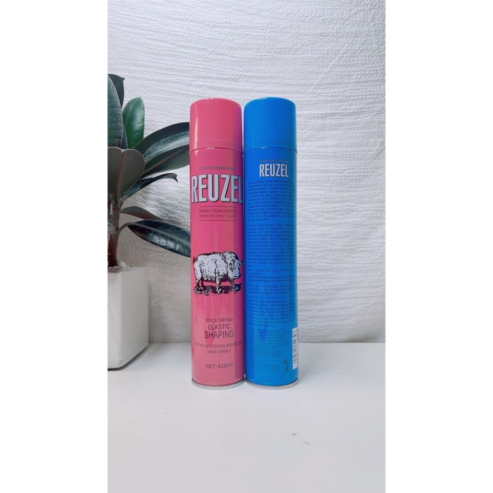 Gôm  Keo Xịt Tóc Reuzel Spray 420ml. Tạo Kiểu Và Giữ Nếp Cho Tóc Giữ Nếp Cho Tóc 24H HÀNG CHÍNH HÃNG - Lm
