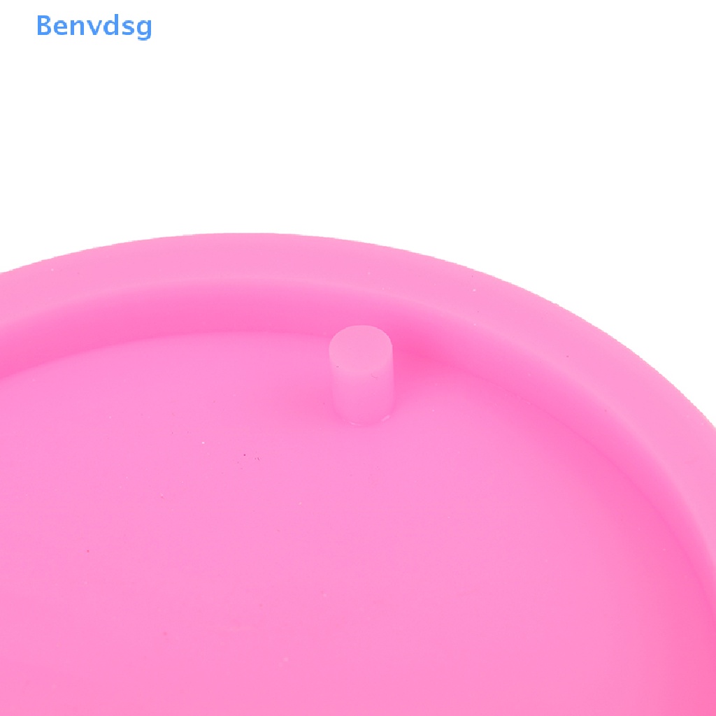 Benvdsg &gt; Khuôn silicone Tròn Lấp Lánh Làm Móc Khóa Có Lỗ