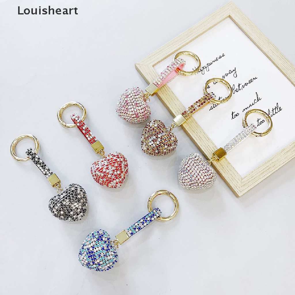 Móc Khóa Hình Trái Tim Đính Đá Louisheart TFG