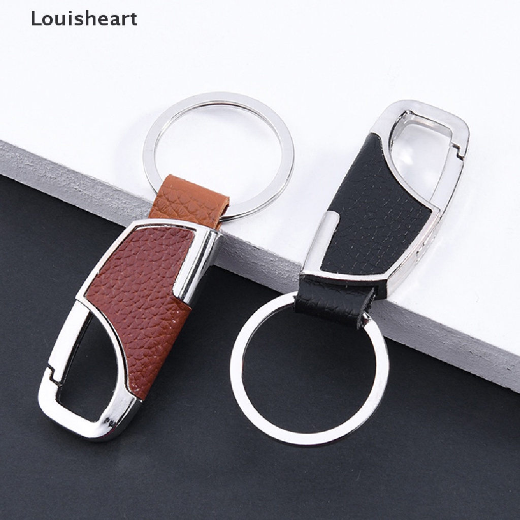 Móc Khóa Da Louisheart Bằng Kim Loại Thời Trang Dành Cho Nam Và Nữ