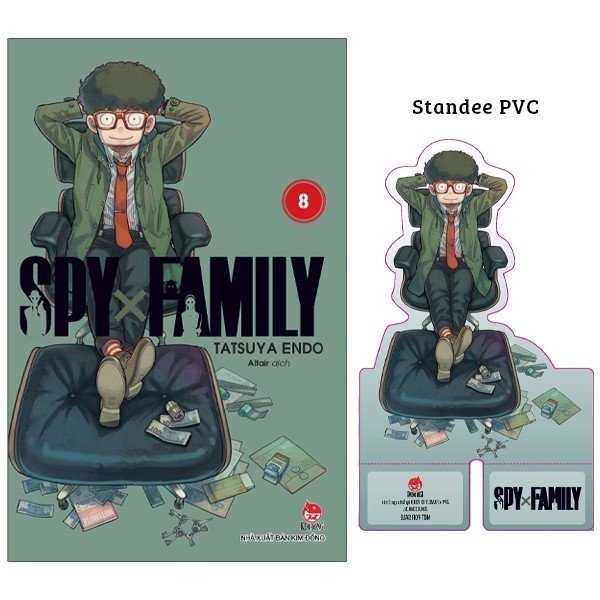 Sách - Spy X Family - Tập 8 - Tặng Kèm Standee PVC