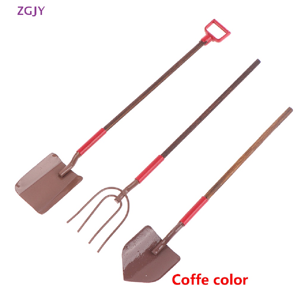 Set 3 Xẻng Làm Vườn Thu Nhỏ 1: 12 Trang Trí Nhà Búp Bê / Nông Trại Mới